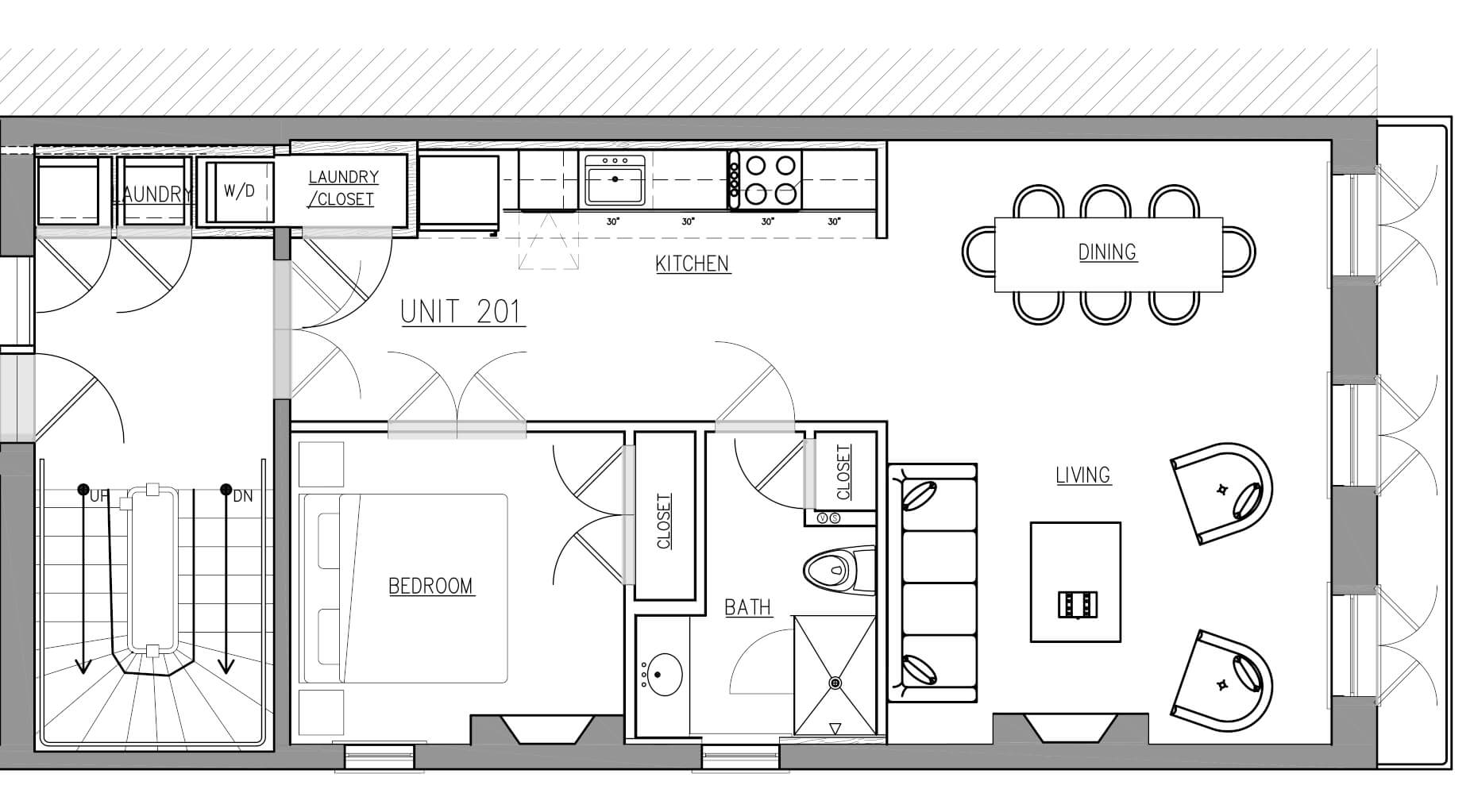 Unit 101 Floorplan